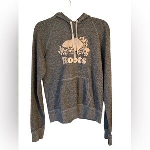 Roots‎ Gray Hoodie with Logo